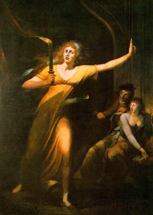 Henry Fuseli Lady Macbeth Spain oil painting art